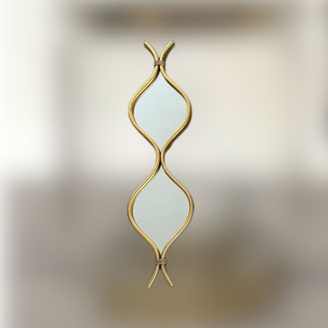 Espejo en latón de pared