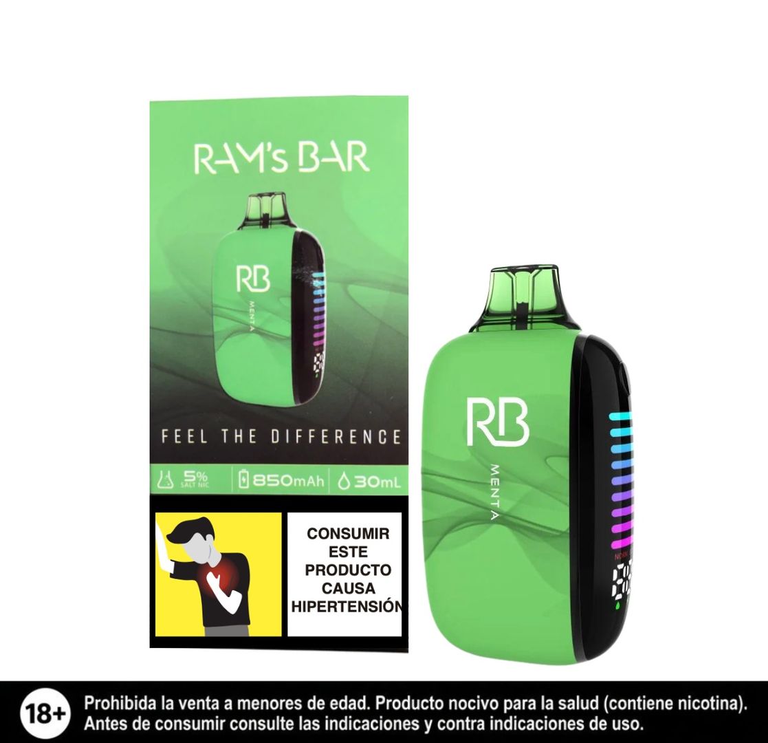 Rams Bar Menta 30.000 Puffs