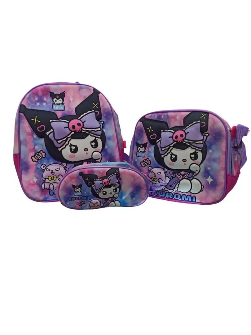 Trio bolsos kuromi