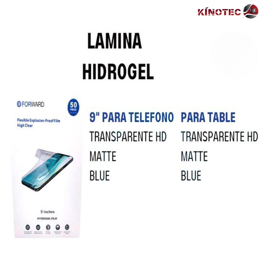 Láminas Flexibles hidro gel 