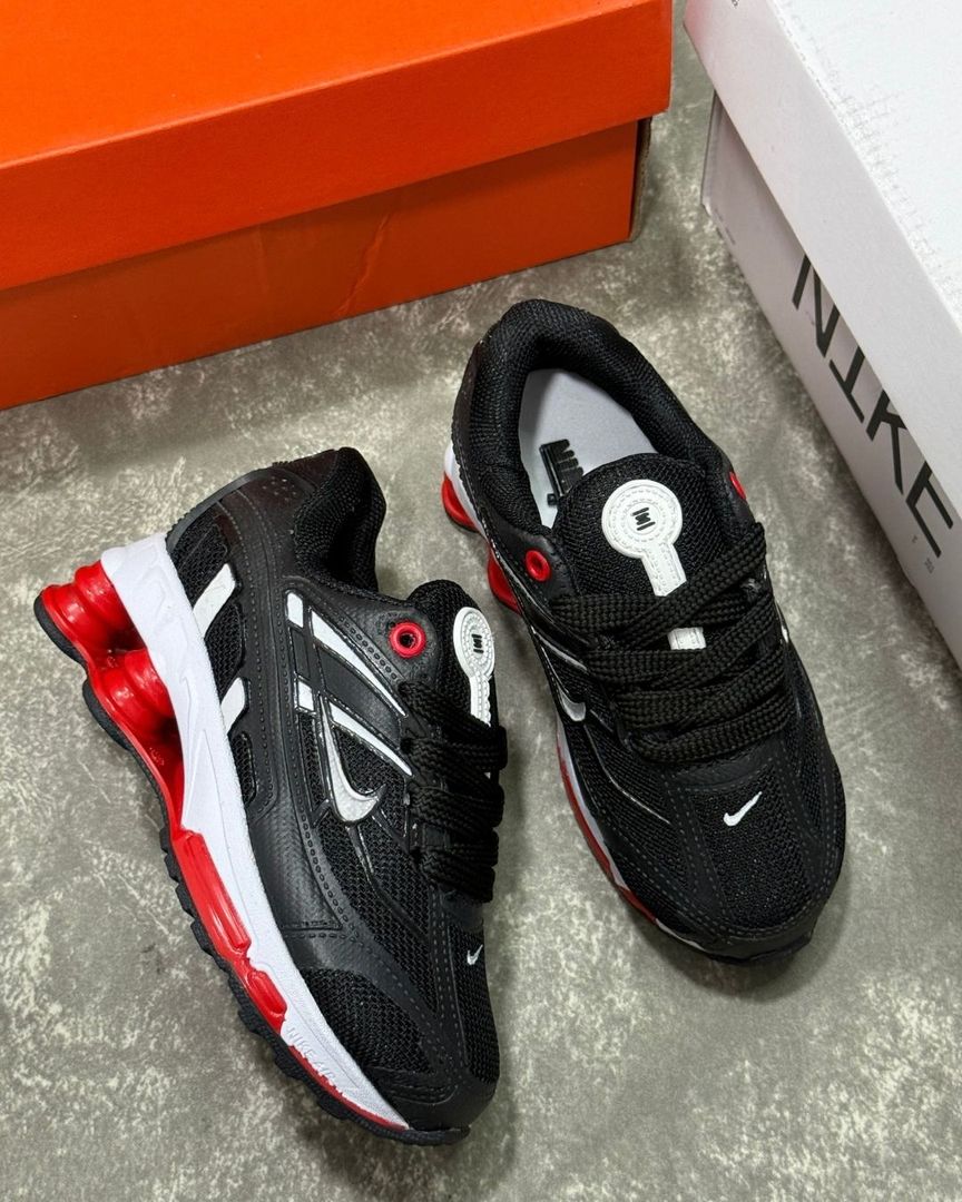 SHOX R4 NEGRO ROJO 