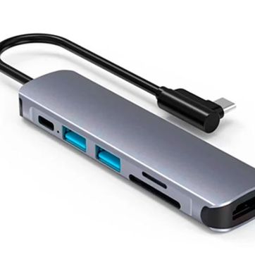 Imagen del producto Adaptador multipuerto Tipo C 6 en 1