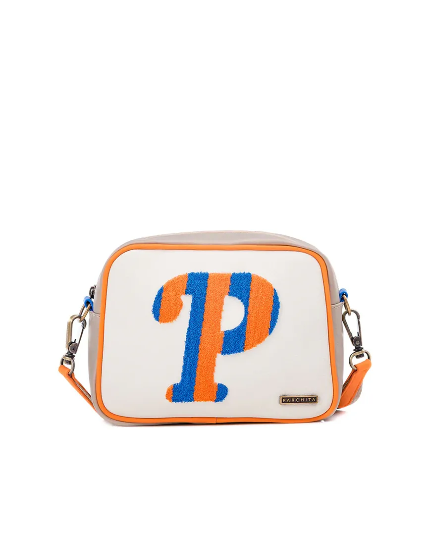 BANDOLERA GINEBRA IVORY X CHAMPAÑA