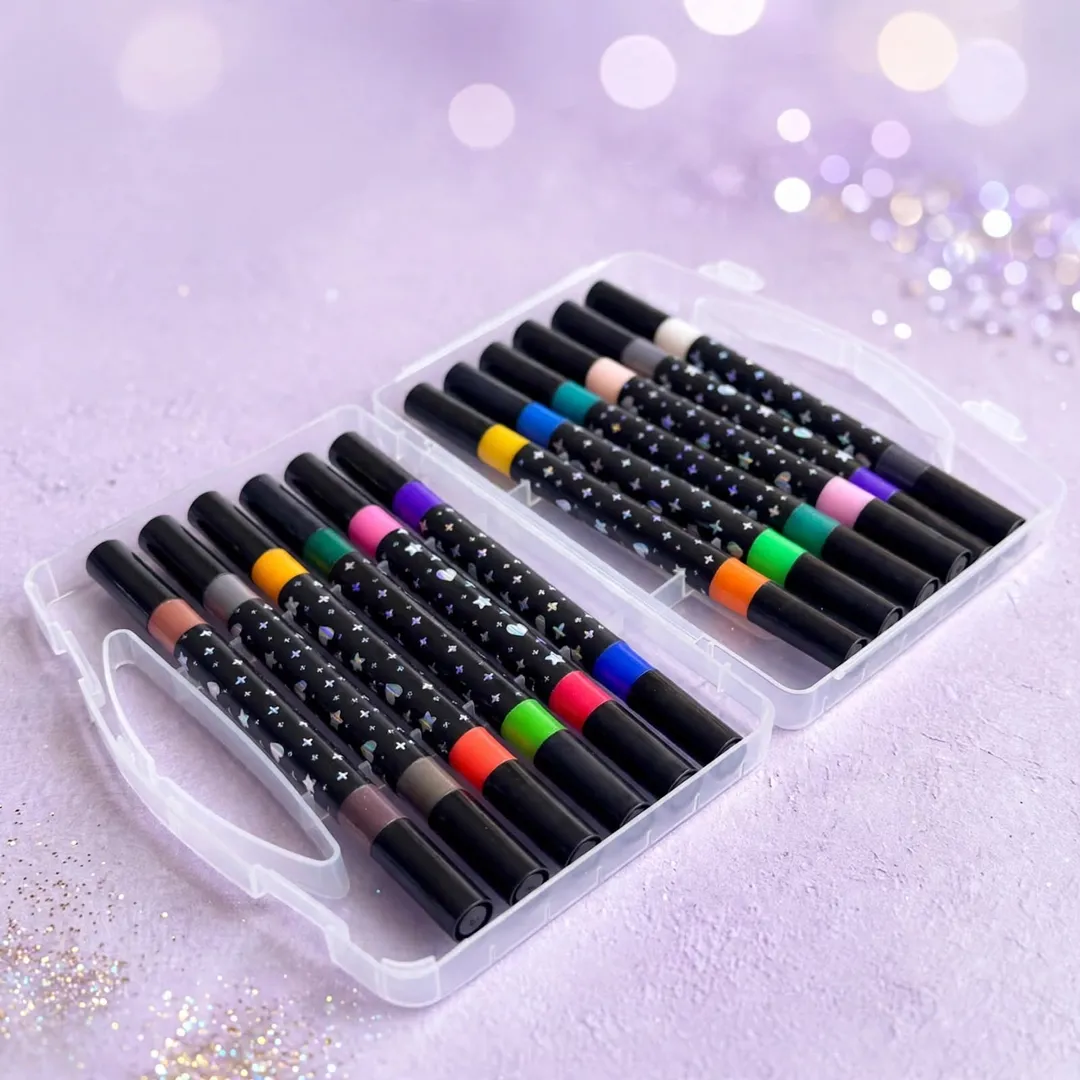 MARCADORES GLITTER GRAFITOS X12