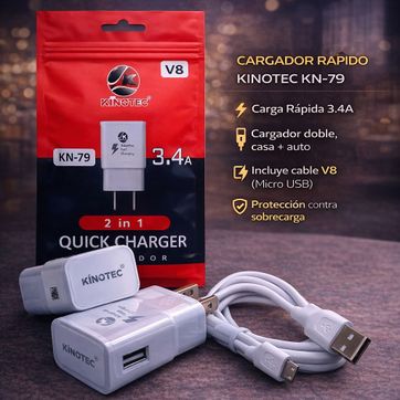 Cargador Kinotec KN-79 V8 - imagen 1