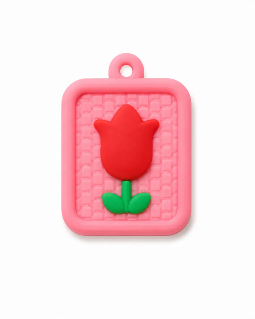 Dije  Placa Rosa Rosa
