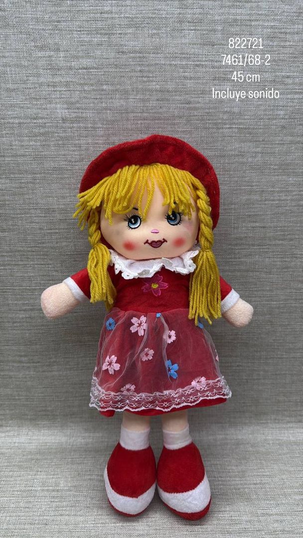 MUÑECA DE TRAPO SURTIDA 45 CM