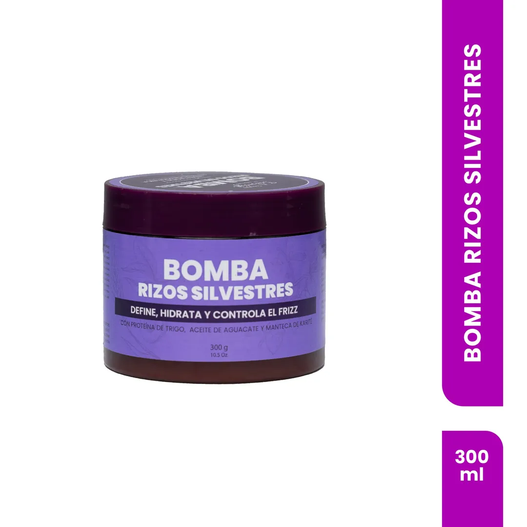 CREMA BOMBA RIZOS SILVESTRES 300ML FRUTO SALVAJE