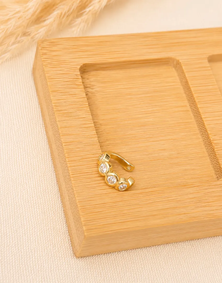 Earcuff círculo circones 
