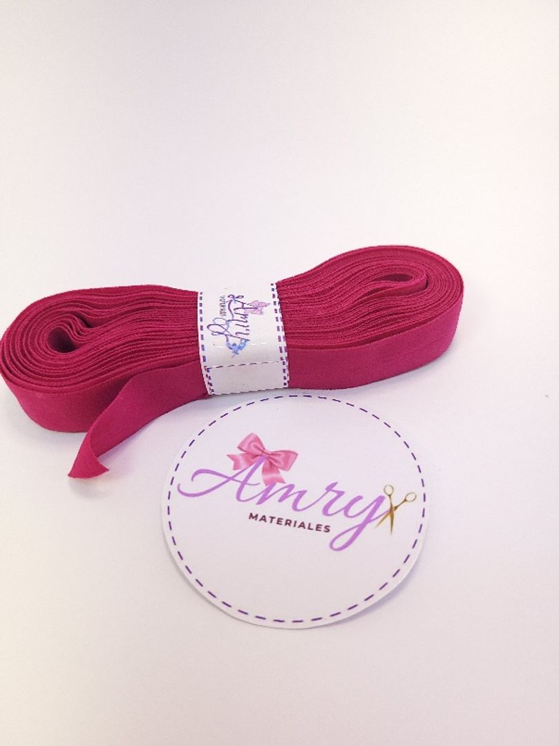5 mtrs Sesgo 1.5cm Fucsia