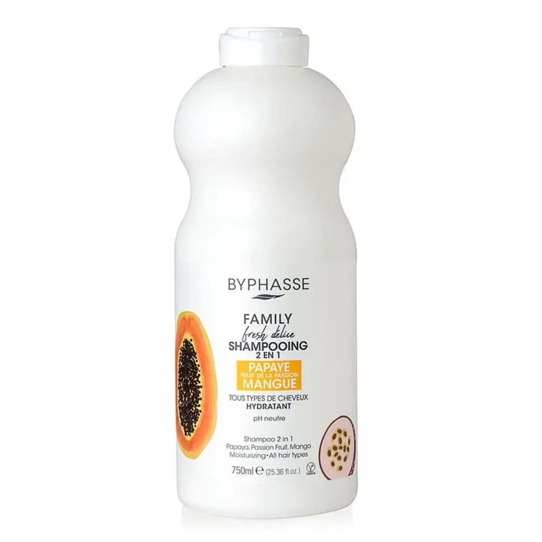 SHAMPOO 2 EN 1 PAPAYA X 750ML BYPH