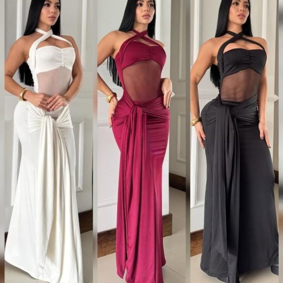 VESTIDO TIRA CRUZADA 