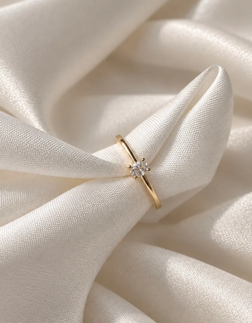 Anillo piedra circon 