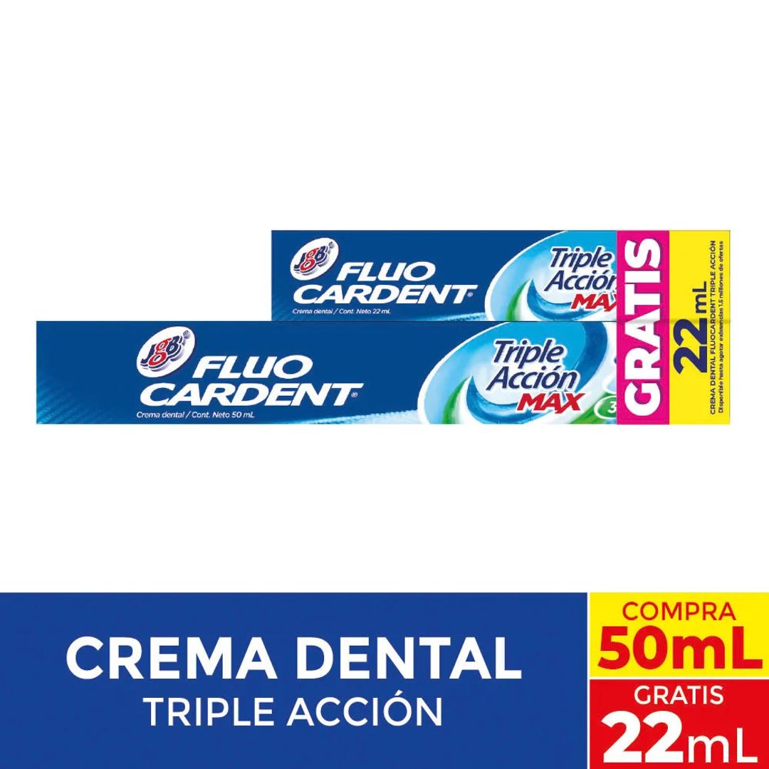 CREMA FLUO CARDENT TRIPLE *50 GTS22ML