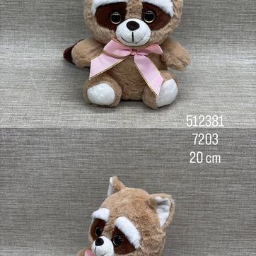 Imagen del producto MAPACHE CON MOÑO 20 CM