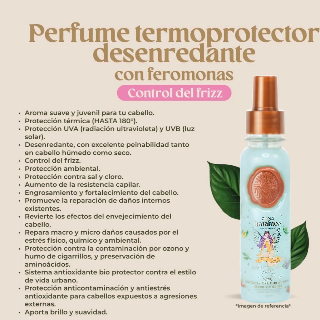 Duo origen botanico ritual perfume desenredante Termoprotector capilar  Ritual botanico