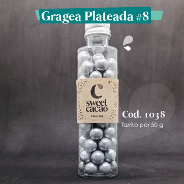 Imagen del producto Gragea Plateada #8