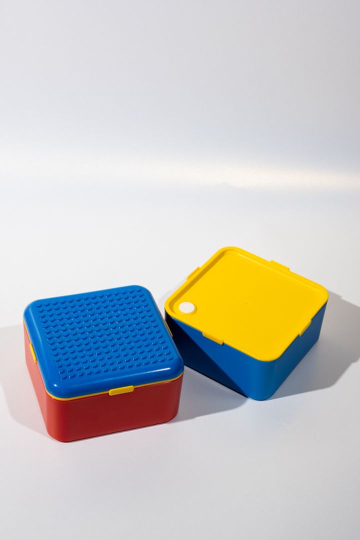 PORTACOMIDAS LEGO CUADRADO