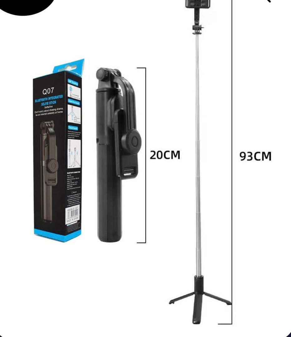 Selfie Stick con Trípode Integrado Bluetooth Q07