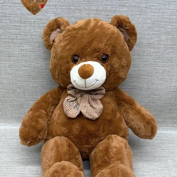 Imagen del producto OSO CHOCOLATE CON MOÑO LOVE DE 55 CM 