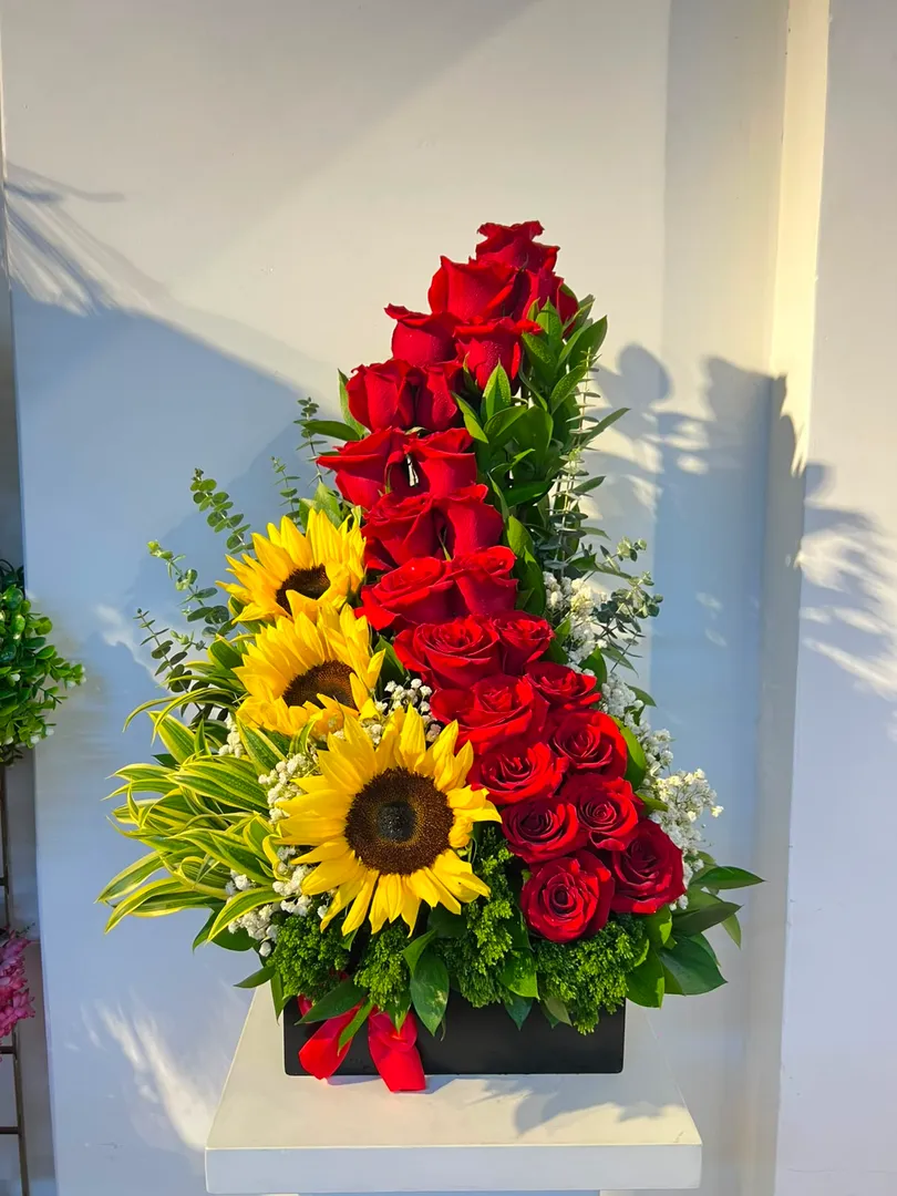 SEMIESPIRAL CON GIRASOLES