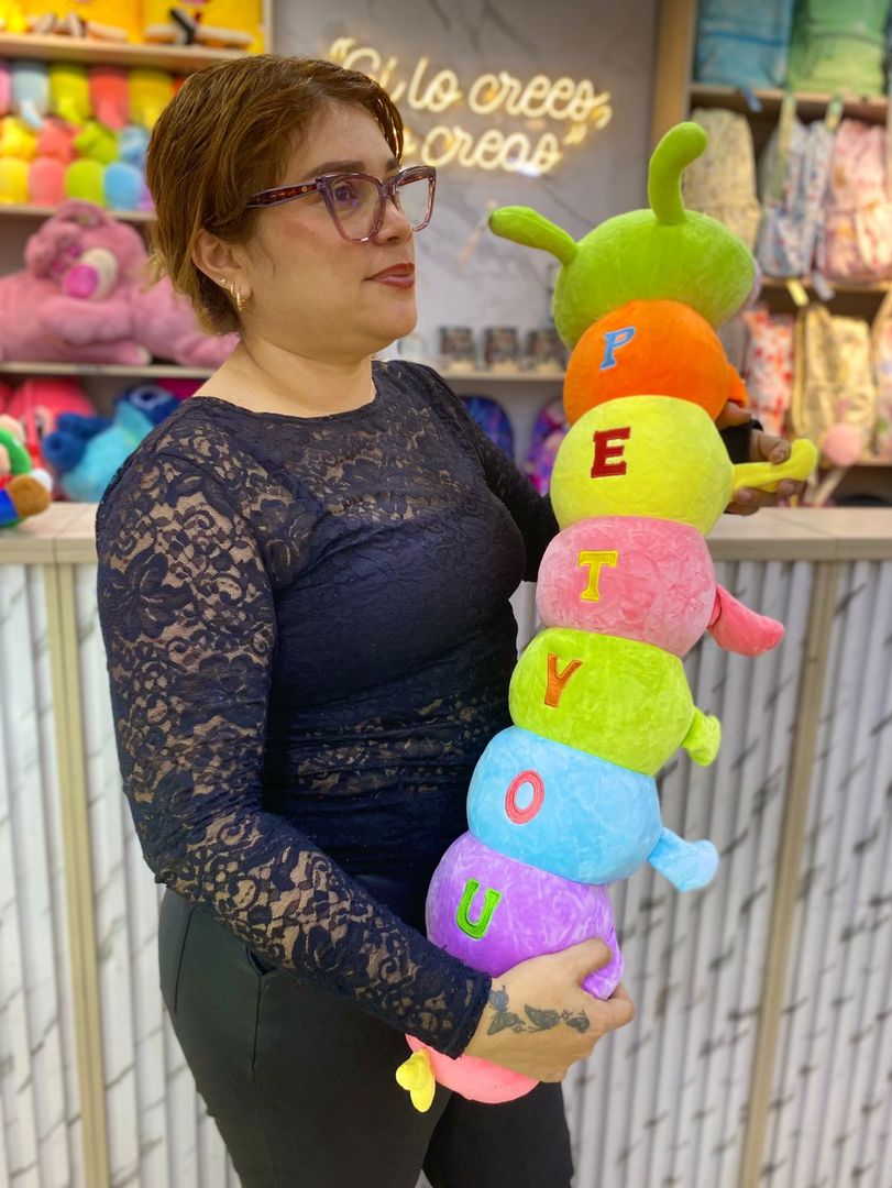 PELUCHE GUSANO PET YOU ( 85 CM ) 