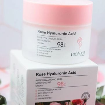 Imagen del producto 293- CREMA FACIAL DE ROSAS Y ÁCIDO HIALURONICO BIOAQUA