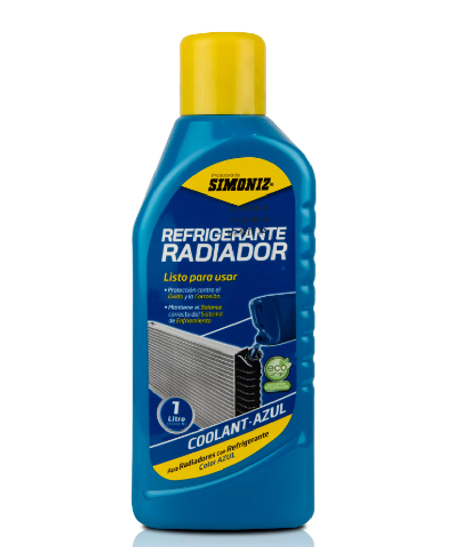 REFRIGERANTE RADIADOR SIMONIZ QUALITOR AZUL X 1 LITRO