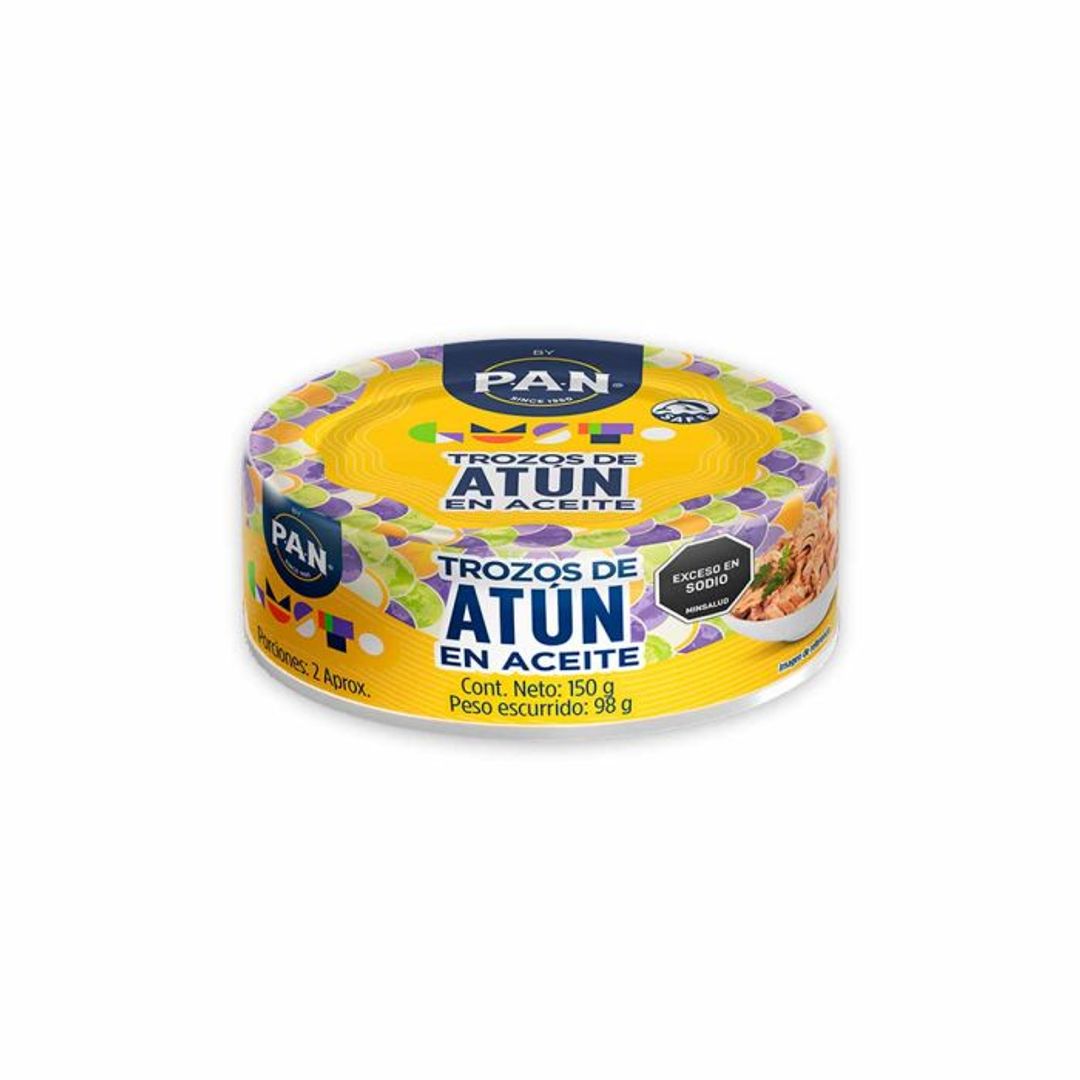 ATUN TROZOS ACEITE PAN*150G