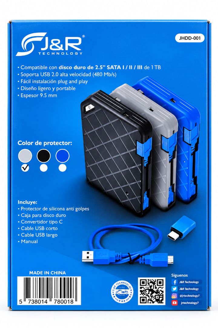  kit de carcasa protectora para discos duro