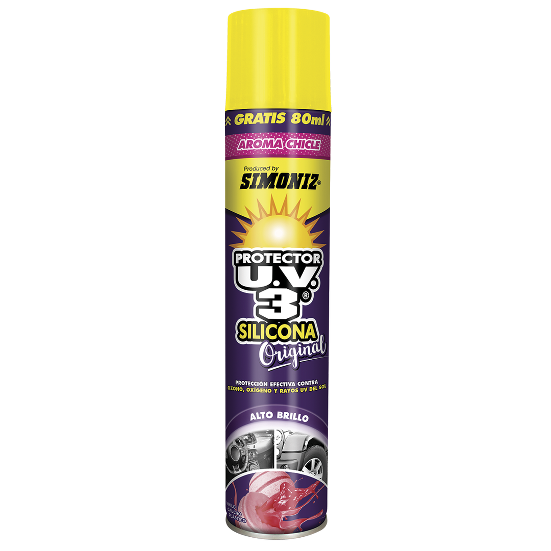 SILICONA PROTECTOR UV3 AEROSOL SIMONIZ X 400 ML CHICLE