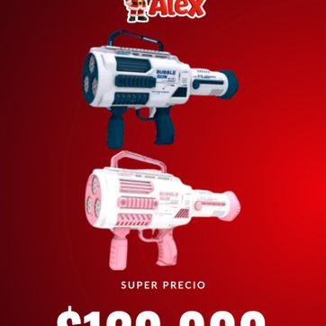 Imagen del producto  Súper Lanza Burbujas "Mega Ráfaga