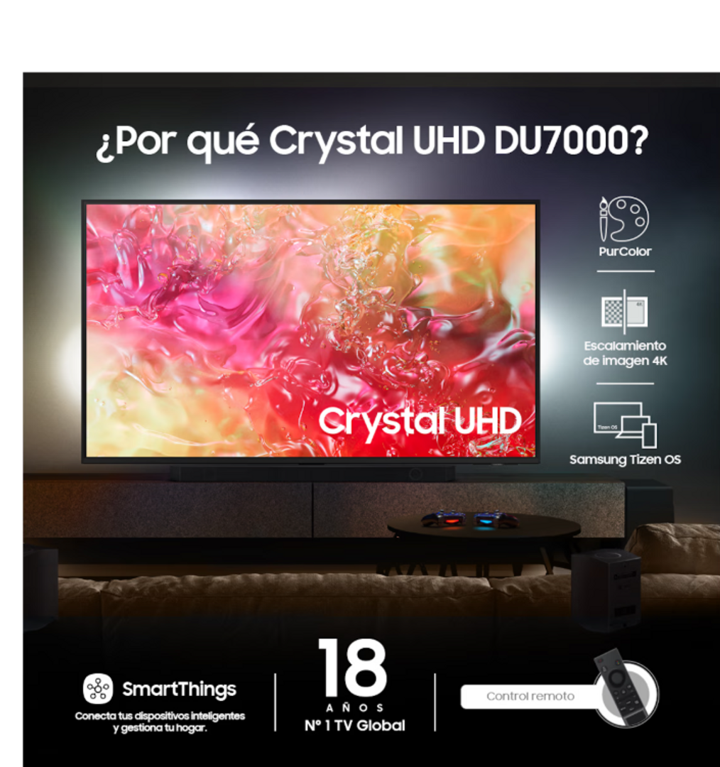 LED SAMSUNG 65 SMART 4K CRYSTAL