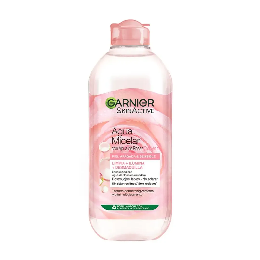 AGUA MICELAR CON ROSAS 400ML GARNIER 