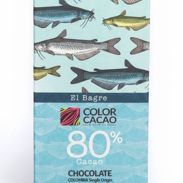 Imagen del producto COLOR CACAO 80% X 60 GR BAGRE