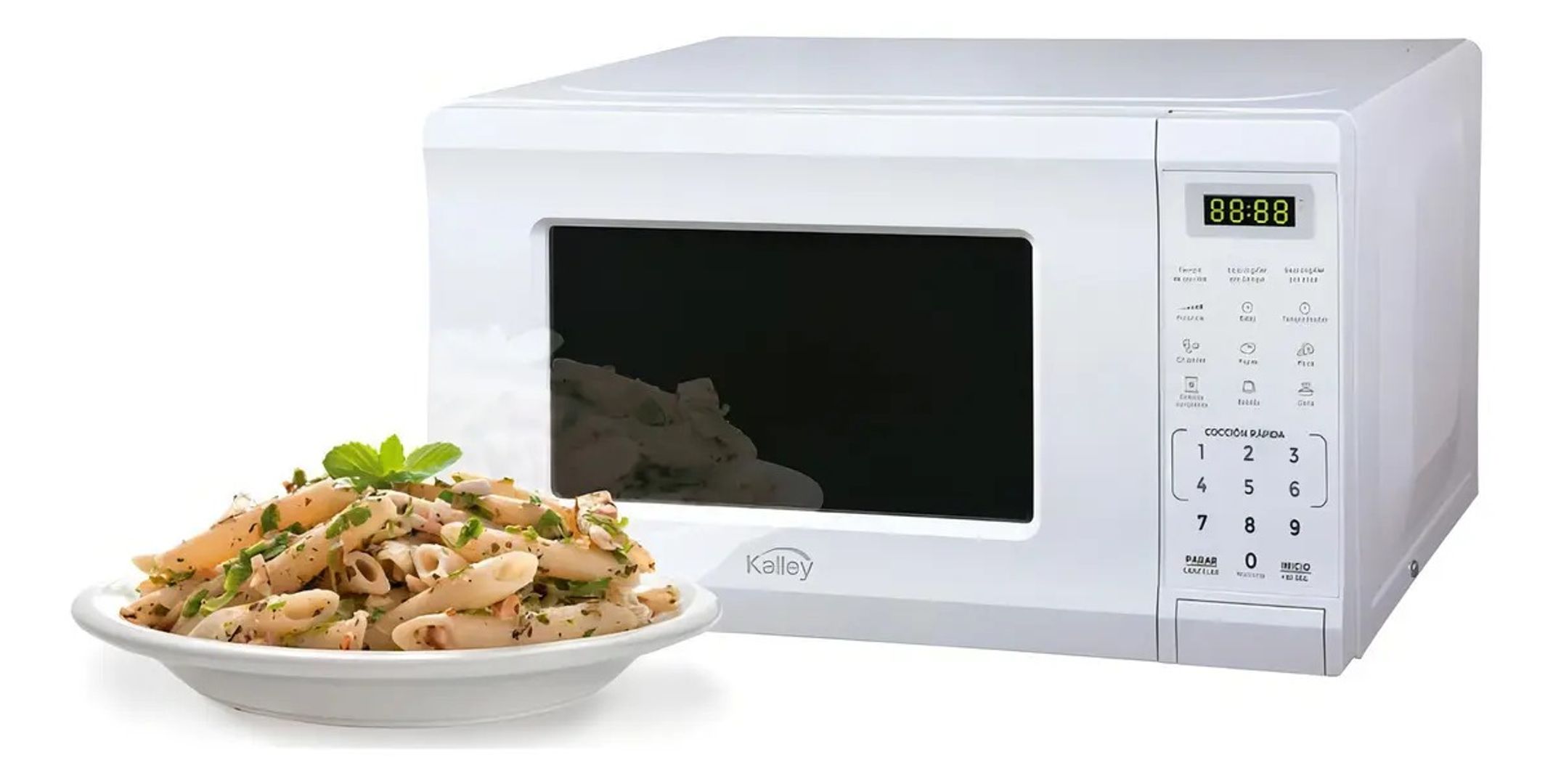 HORNO MICROONDAS KALLEY 20 LITROS BLANCO