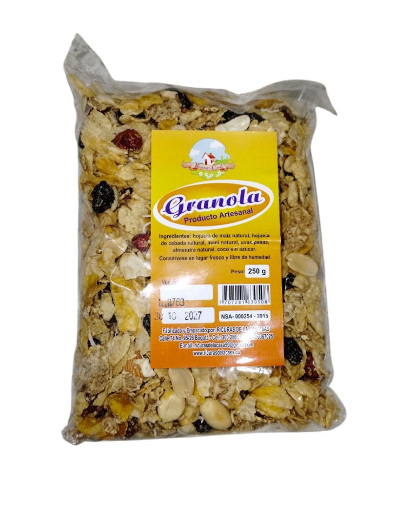 GRANOLA*250G RICURAS