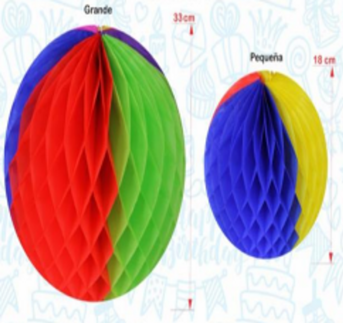 BOLA PLEGABLE PEQUEÑA 18 CM 