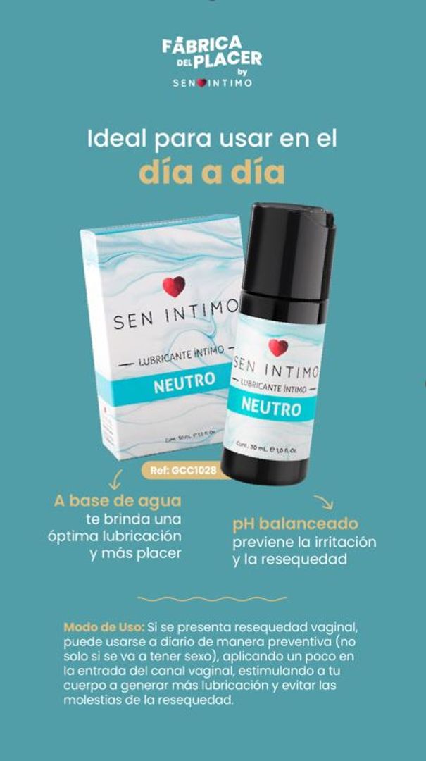 LUBRICANTE NEUTRO 30 ML SEN INTIMO