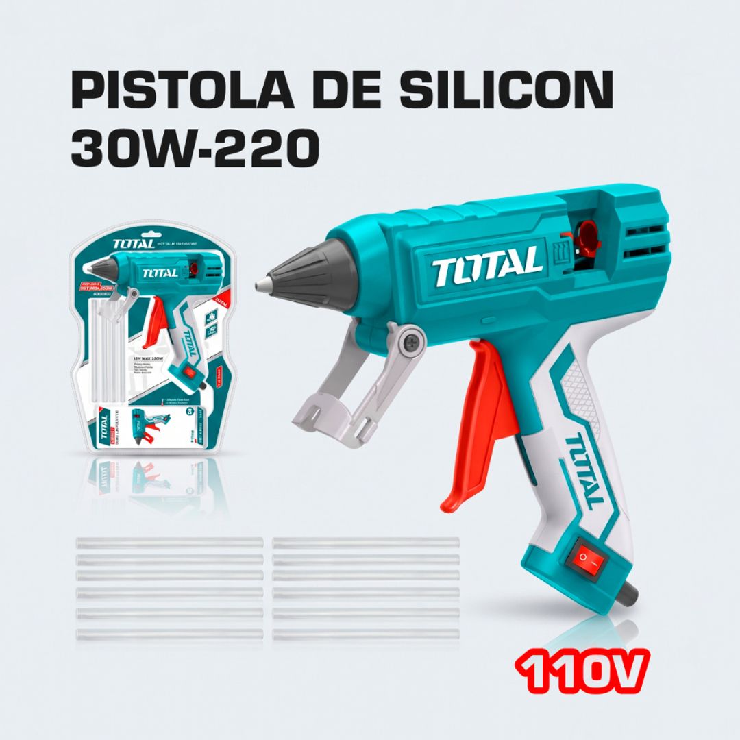 PISTOLA DE SILICON 30W-220W 110V