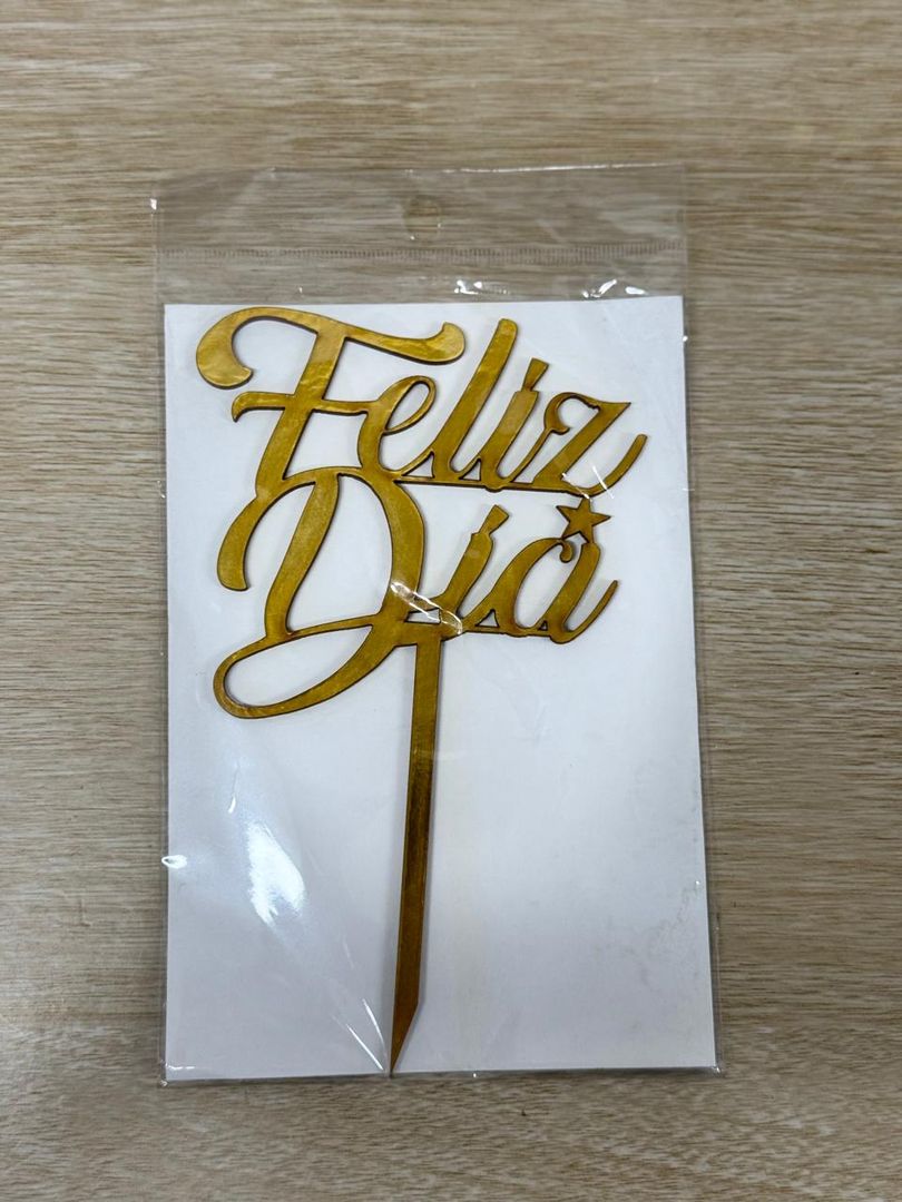 000 TOPPER MEDIANO "FELIZ DÌA"