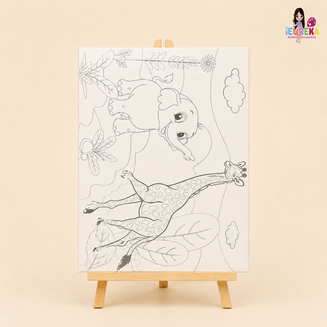 LIENZO 30 X 40 + CABALLETE 