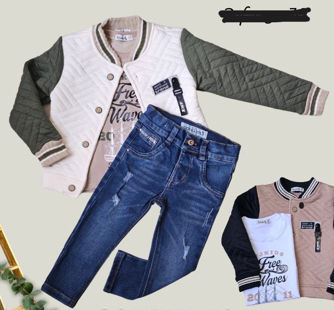 Conjunto tres piezas para niño