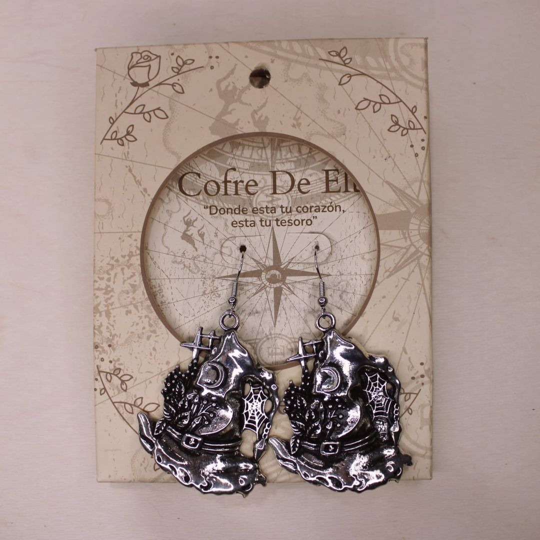 ARETES SOMBRERO DE BRUJA