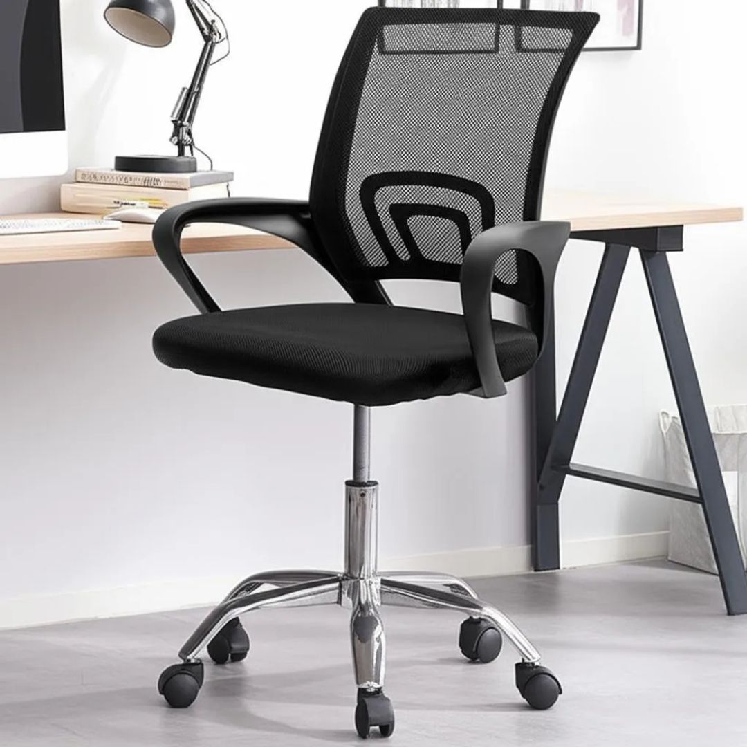 SILLA EJECUTIVA OFICINA ESCRITORIO ERGONOMICA COLOR NEGRO