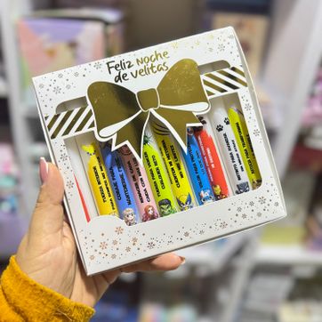 Cajita de velas superhéroes  - imagen 1