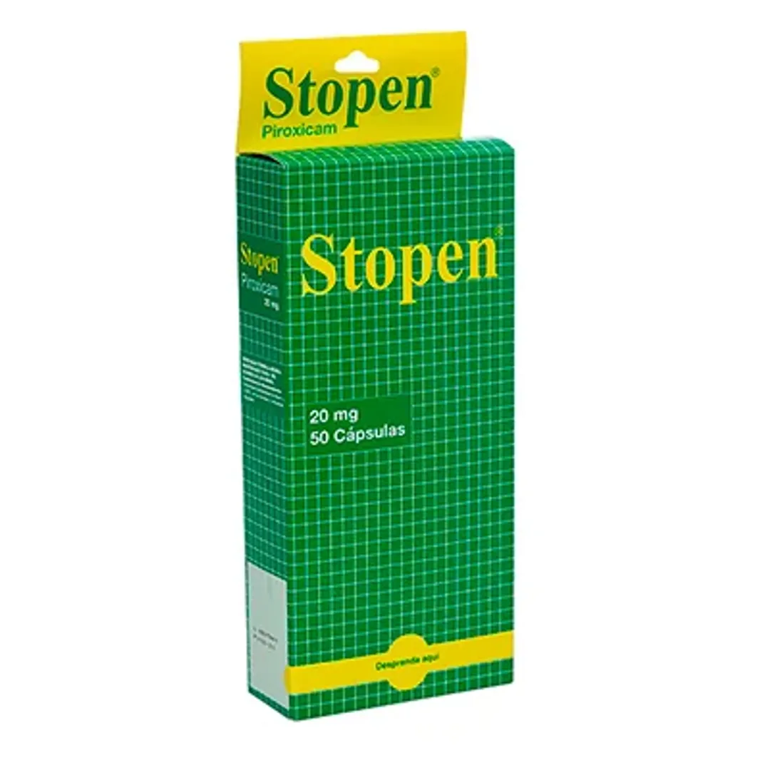 STOPEN (PIROXICAM) 20MG SOB X 2 CAPS