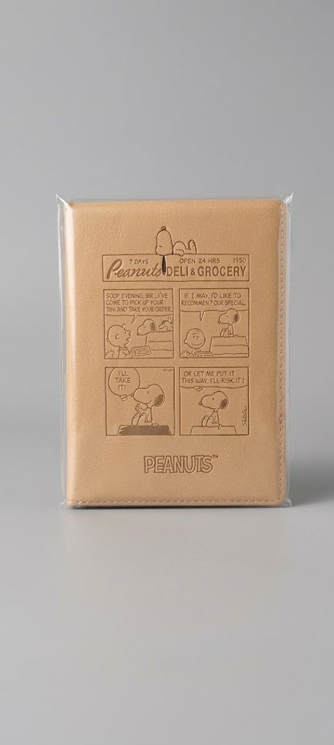 Mini agenda snoppy rayada 