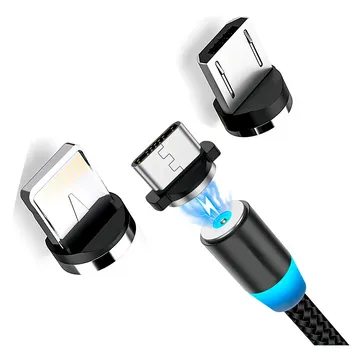 CABLE MAGNETO SKY DOLPHIN 2.4A UNIVERSAL 3 EN 1 - imagen 1