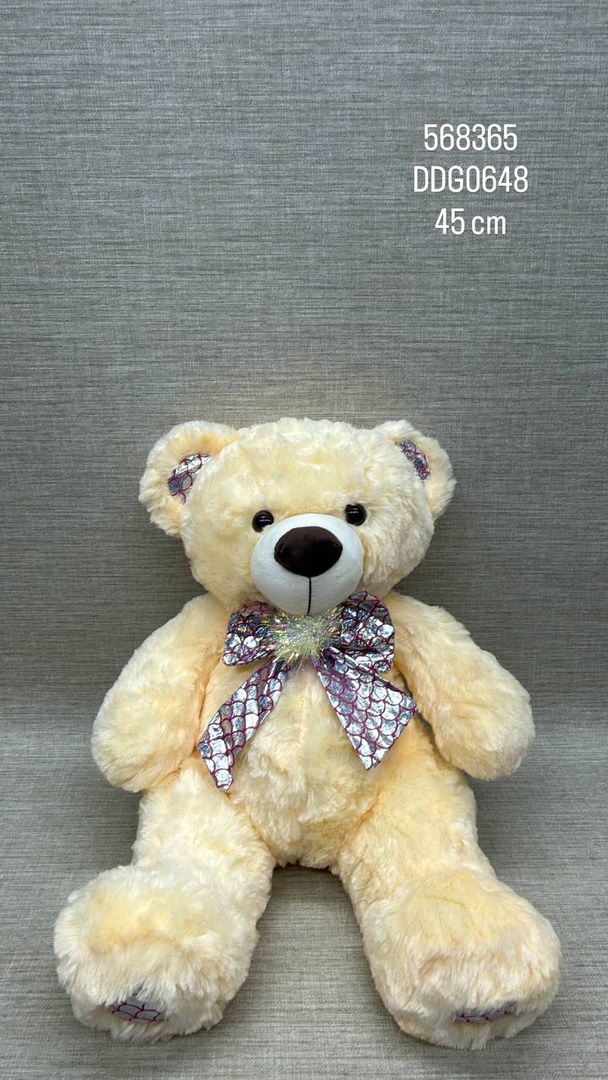 OSO BEIGE CON MOÑO 45 CM